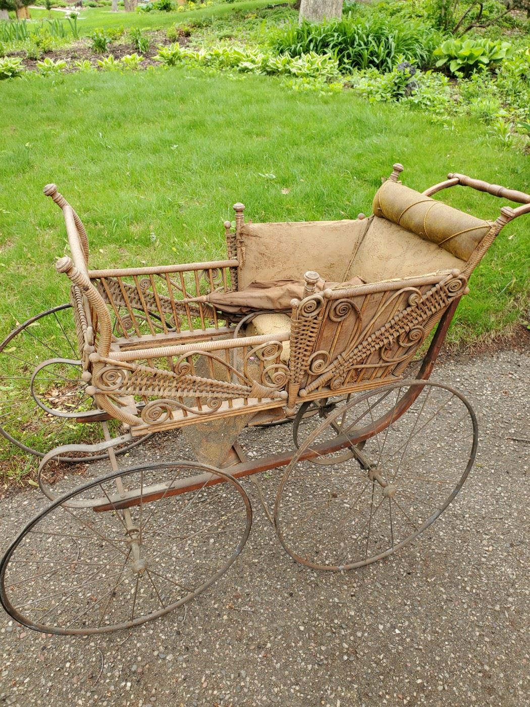 antique stroller